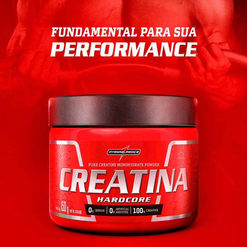 CREATINA 100% PURA 150G HARDCORE INTEGRAL MEDICA