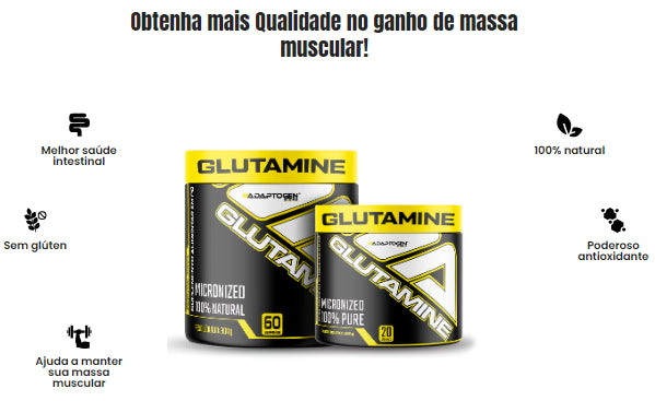 GLUTAMINA MICRONIZADA PLATINUM SERIES 300G ADAPTOGEN