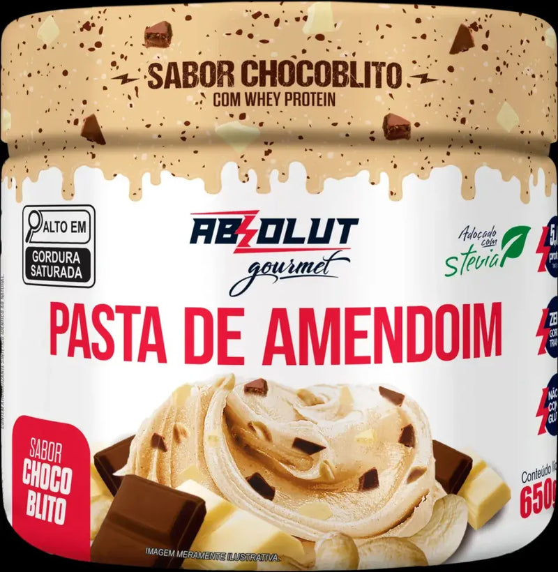 PASTA DE AMENDOIM GOURMET 650G ABSOLUT