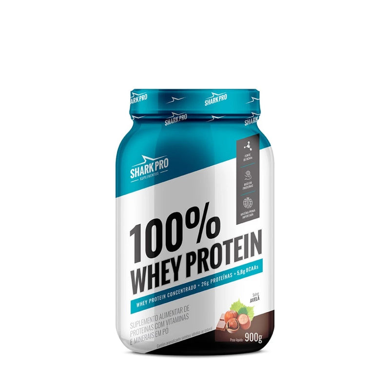 100% WHEY PROTEIN POTE 900G SHARK PRO