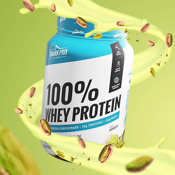 100% WHEY PROTEIN POTE 900G SHARK PRO